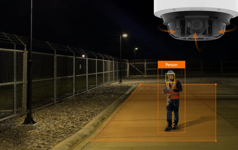 4CH AI multi directional camera night e1695802922424