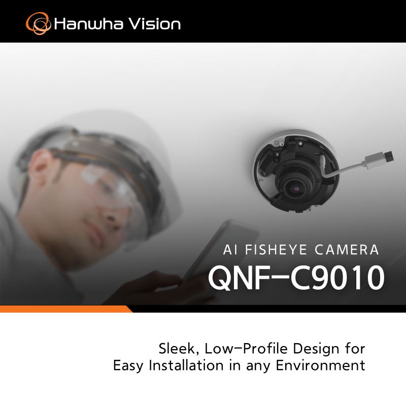 Hanwha Vision - AI Fisheye Camera QNF-C9010 2 image 2