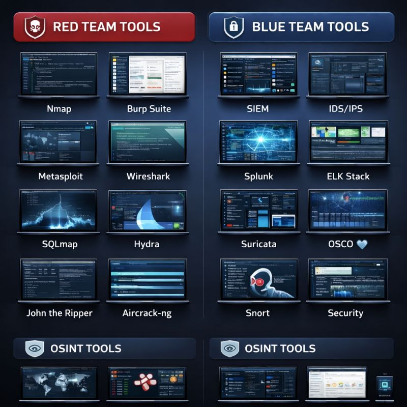 Understanding the Cybersecurity Battlefield: Red Team vs Blue Team vs OSINT 2 image 8